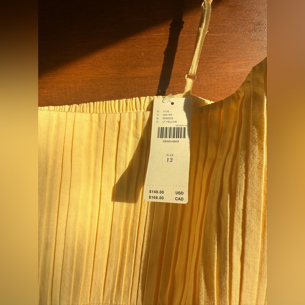 Anthropologie The Ophelia Sleeveless Linen Slim Mini Dress by Maeve 💛🌼 - Picture 5 of 8